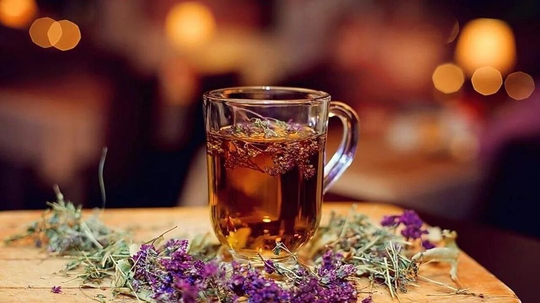Healing weed tea infusion may protect men from inflammation