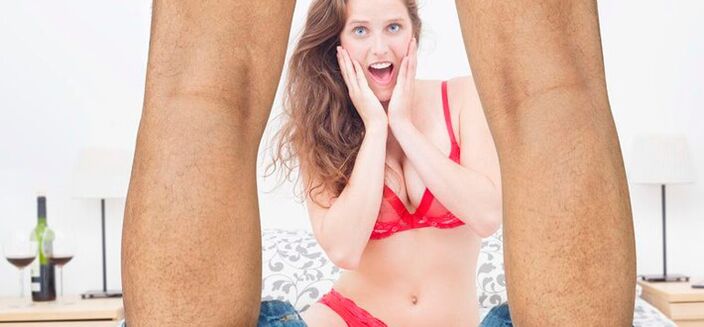 Woman surprised by man's penis enlargement Photo 2